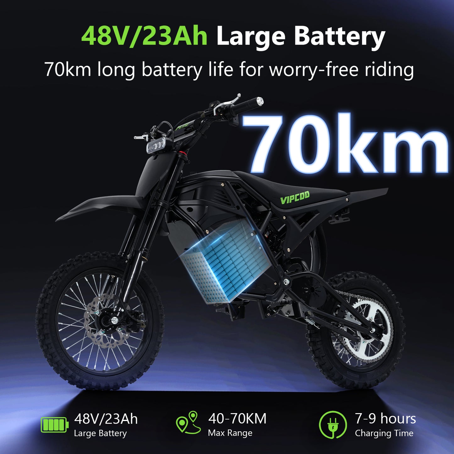 Vipcoo H3 Dirt Bike