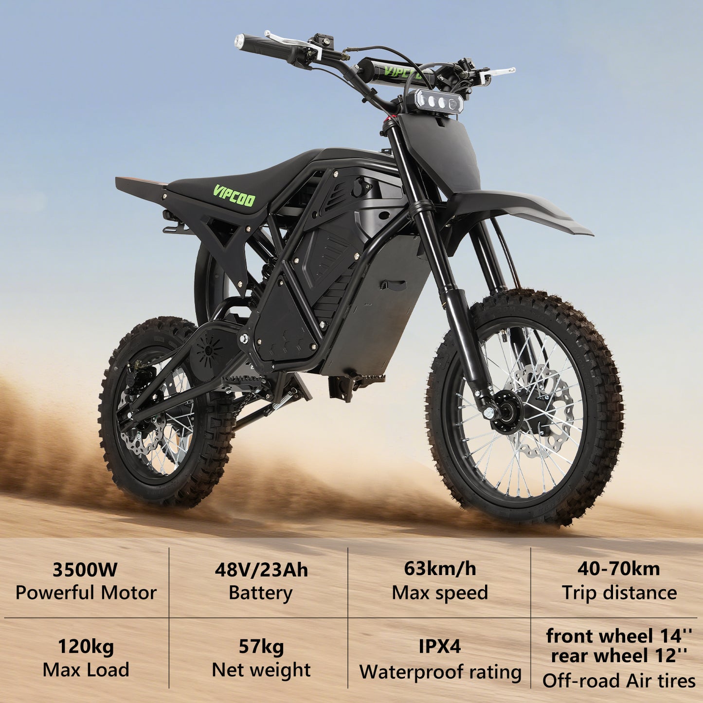 Vipcoo H3 Dirt Bike