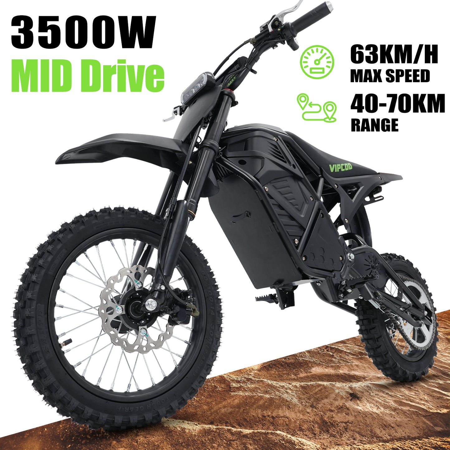 Vipcoo H3 Dirt Bike